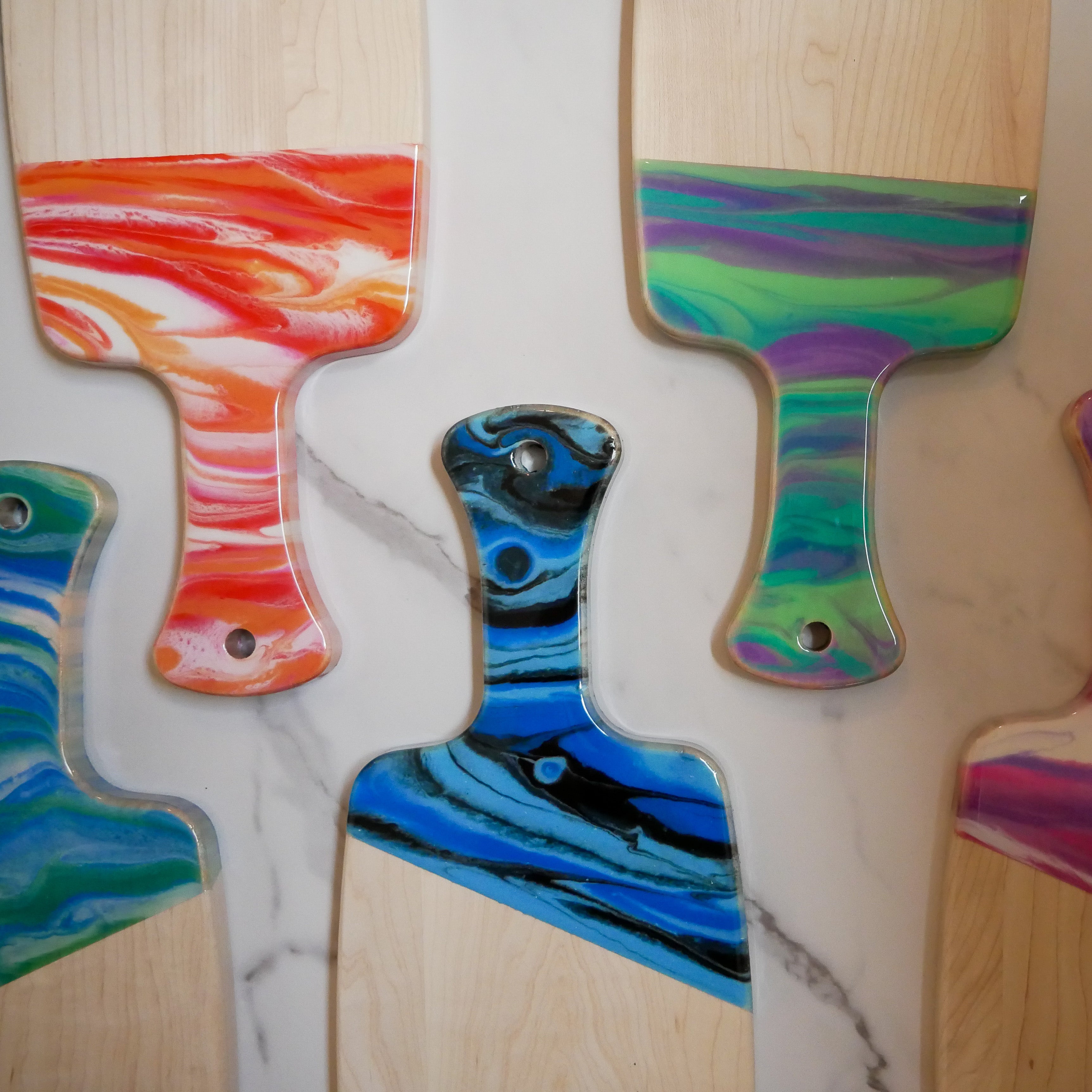 Virtual Marbled Resin Board Craft Class