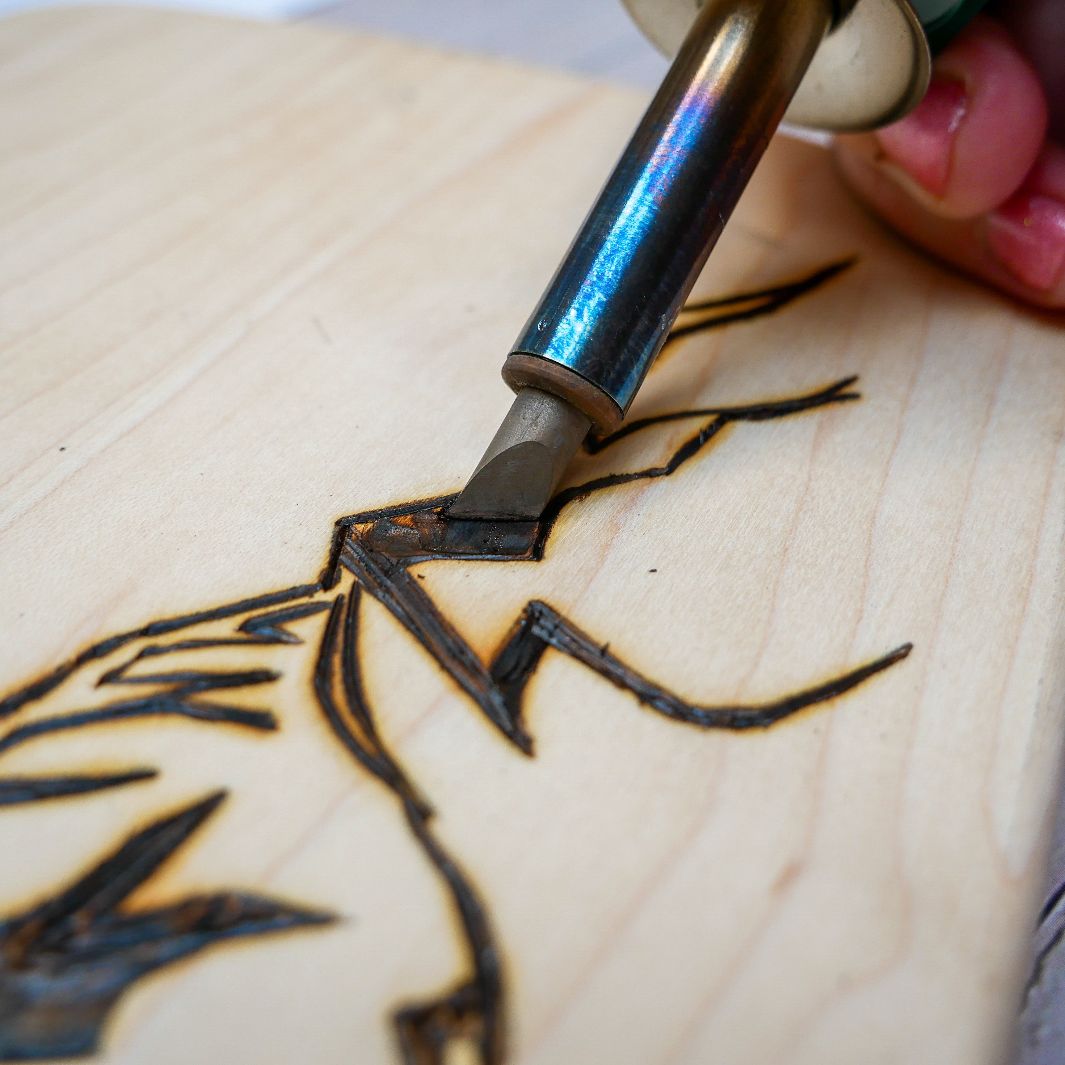 Virtual Wood Burning Cutting Board Class