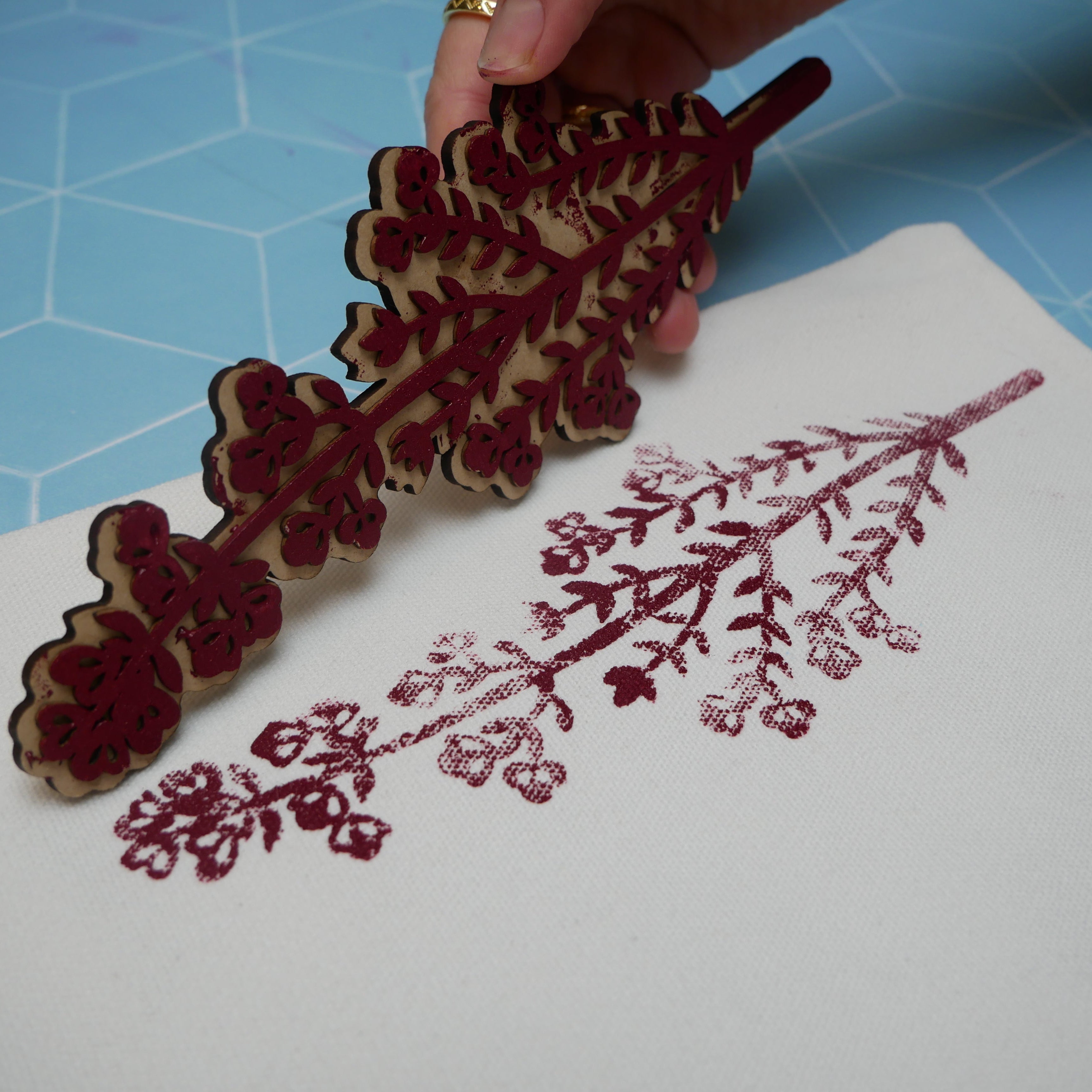 Virtual Fabric Stamping Craft Class