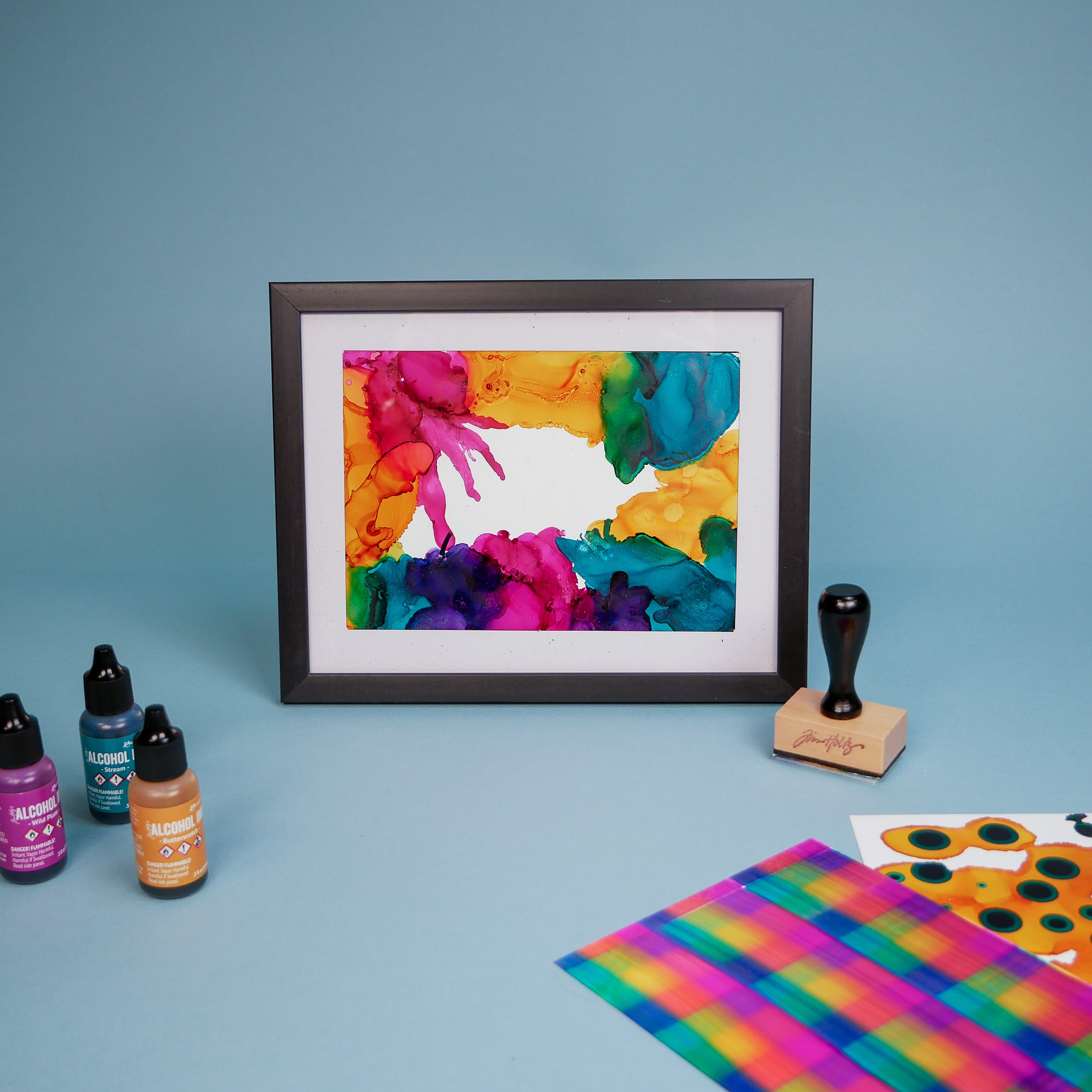 Virtual Alcohol Ink Craft Class