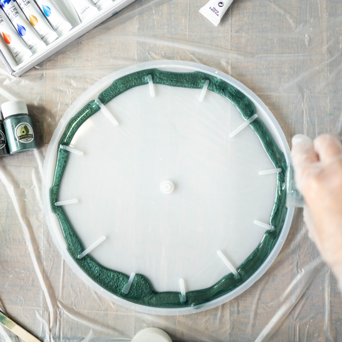 Virtual Resin Clock Craft Class