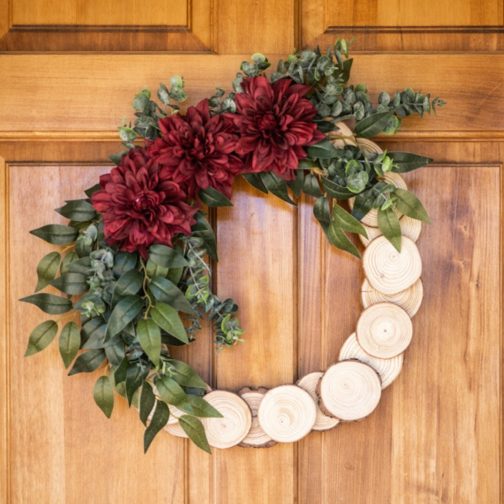 Virtual Wood Slice Wreath Class