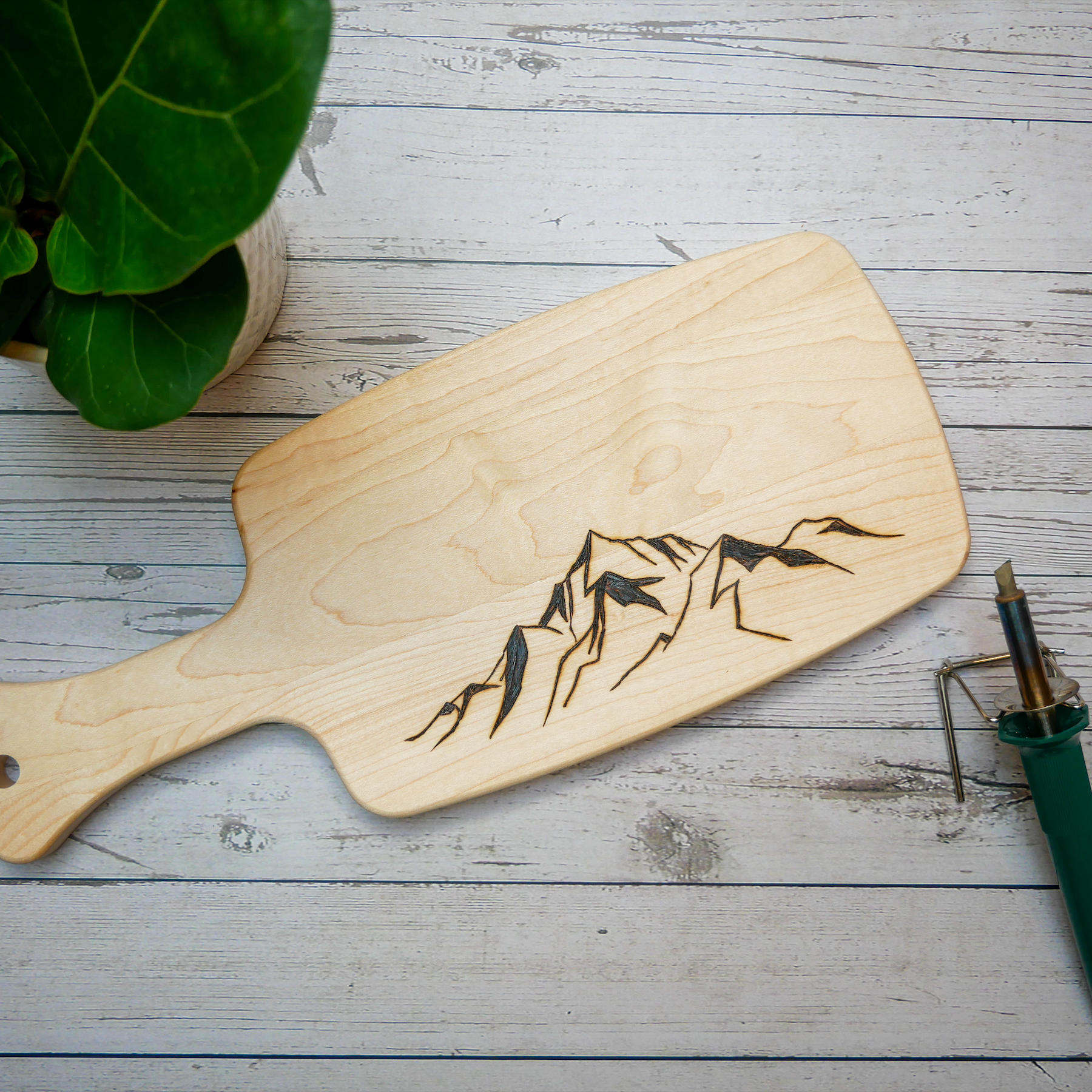 Wood Burned Cutting Board Kit