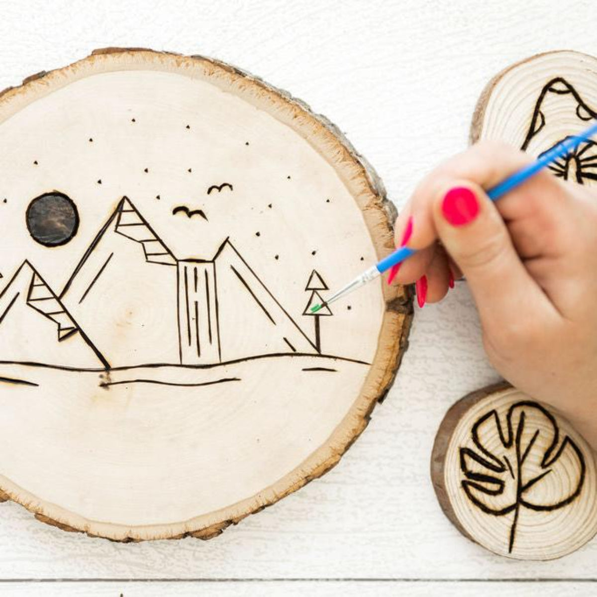 Wood Burning Family Style Craft Pack