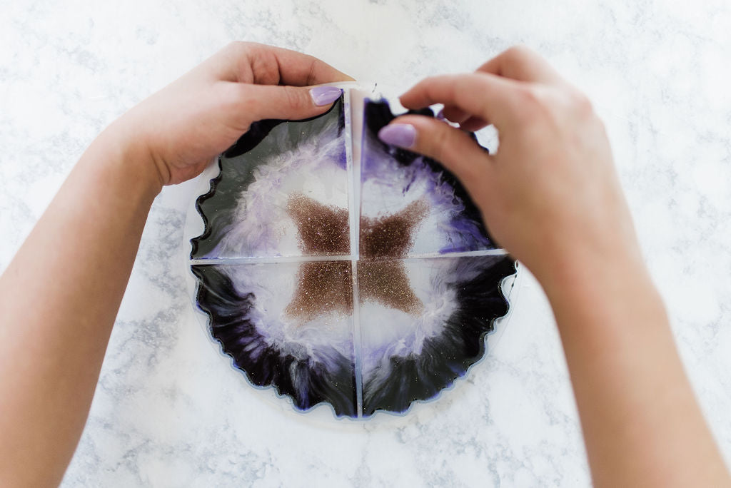 Agate Resin Coasters Kit