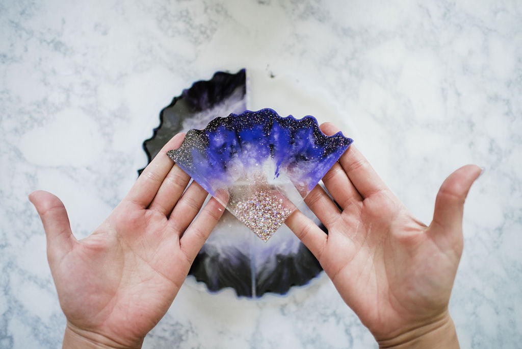 Agate Resin Coasters Kit